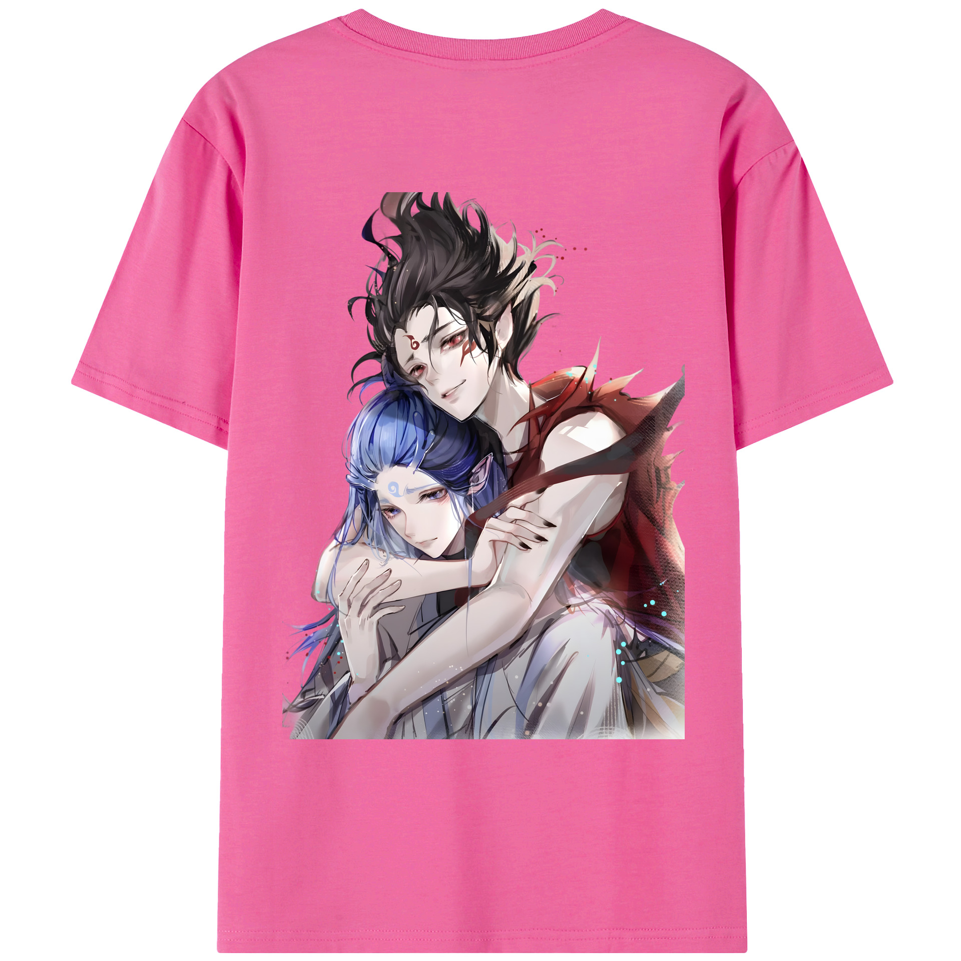 （画像用） Ne Zha 2 ナタ 魔童の大暴れ レディース半袖Tシャツ(バックプリント)